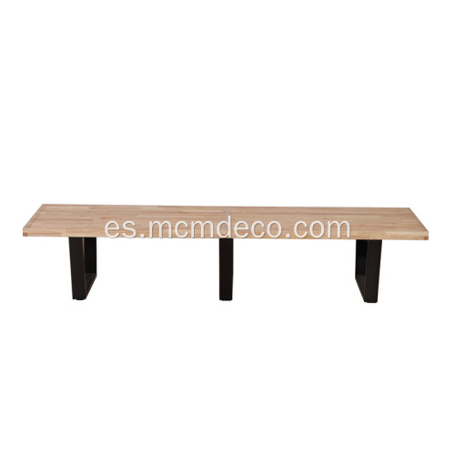 Banco de plataforma de madera moderno de Nelson